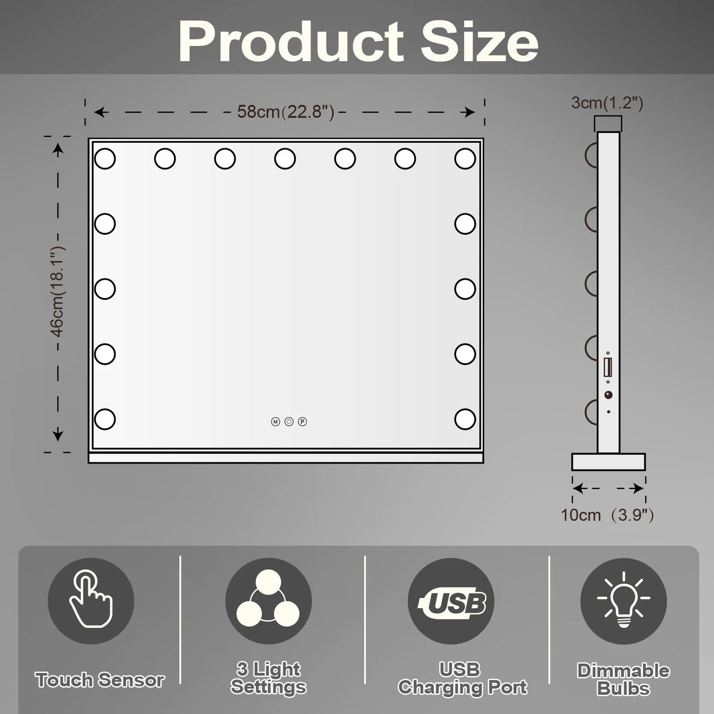 Vanity Mirror with Lights
