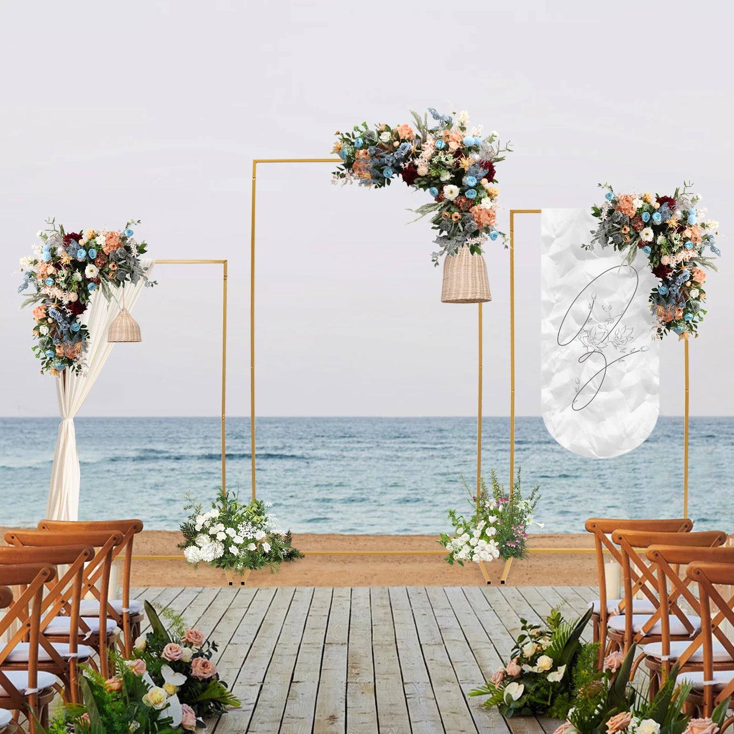 3Pcs Rectangular Balloon Arch