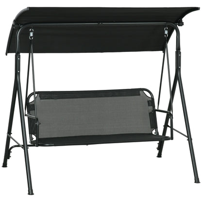 3-Person Porch Swing With Canopy