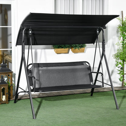 3-Person Porch Swing With Canopy