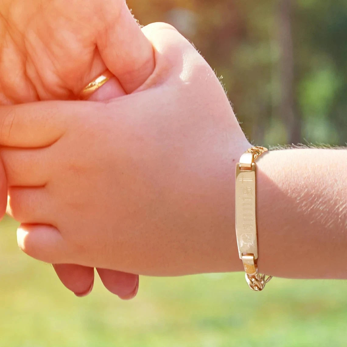 Personalized Baby Bracelet 18K Gold