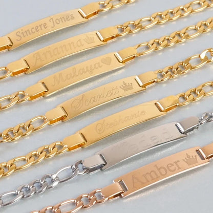Personalized Baby Bracelet 18K Gold